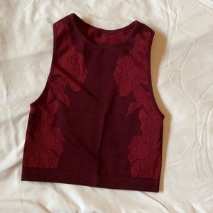 FABLETICS red/dark red atheltic crop top